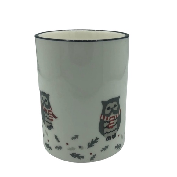 Martha Stewart Collection for Macy's Winter Owl Coffee Mug - Picture 3 of 7